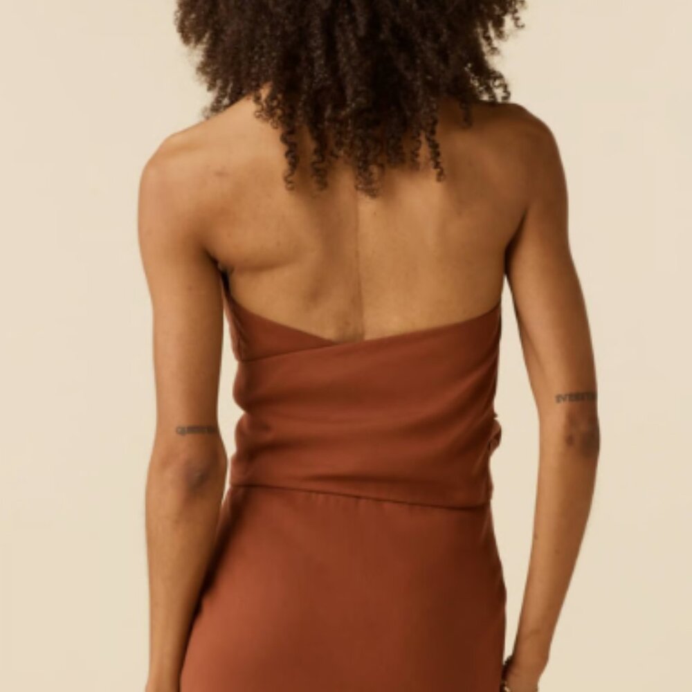 Vetta Halter‎ Top Dusty Rose Medium - Picture 6 of 6